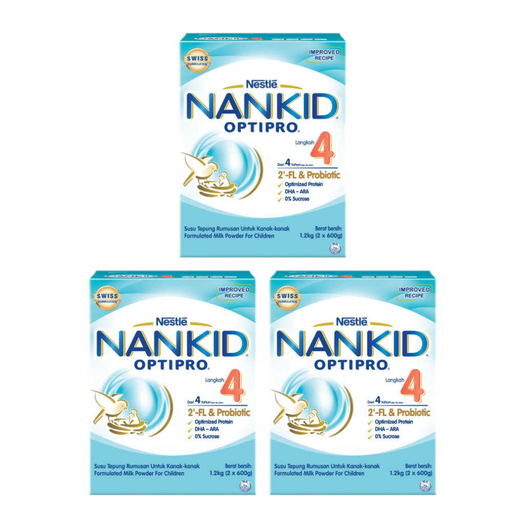 (Bundle of 2) NANKID OPTIPRO Step 3/Step 4 (1.2Kg)
