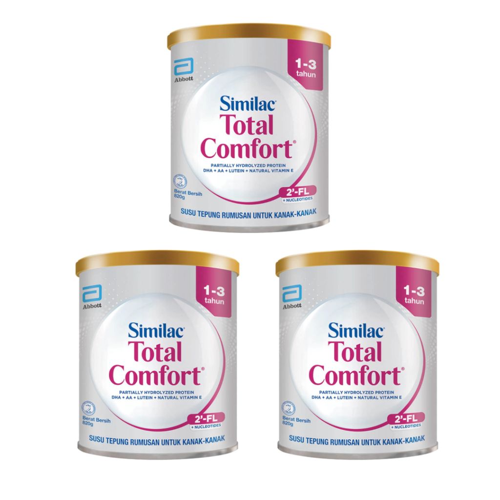 (Bundle of 3) Similac Total Comfort 2'-FL (1-3 years) 820g