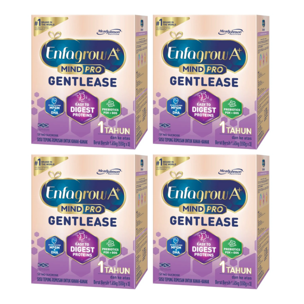 🍼 (Bundle of 2) Enfagrow MindPro Gentlease Stage 1 Milk Powder 1.65kg
