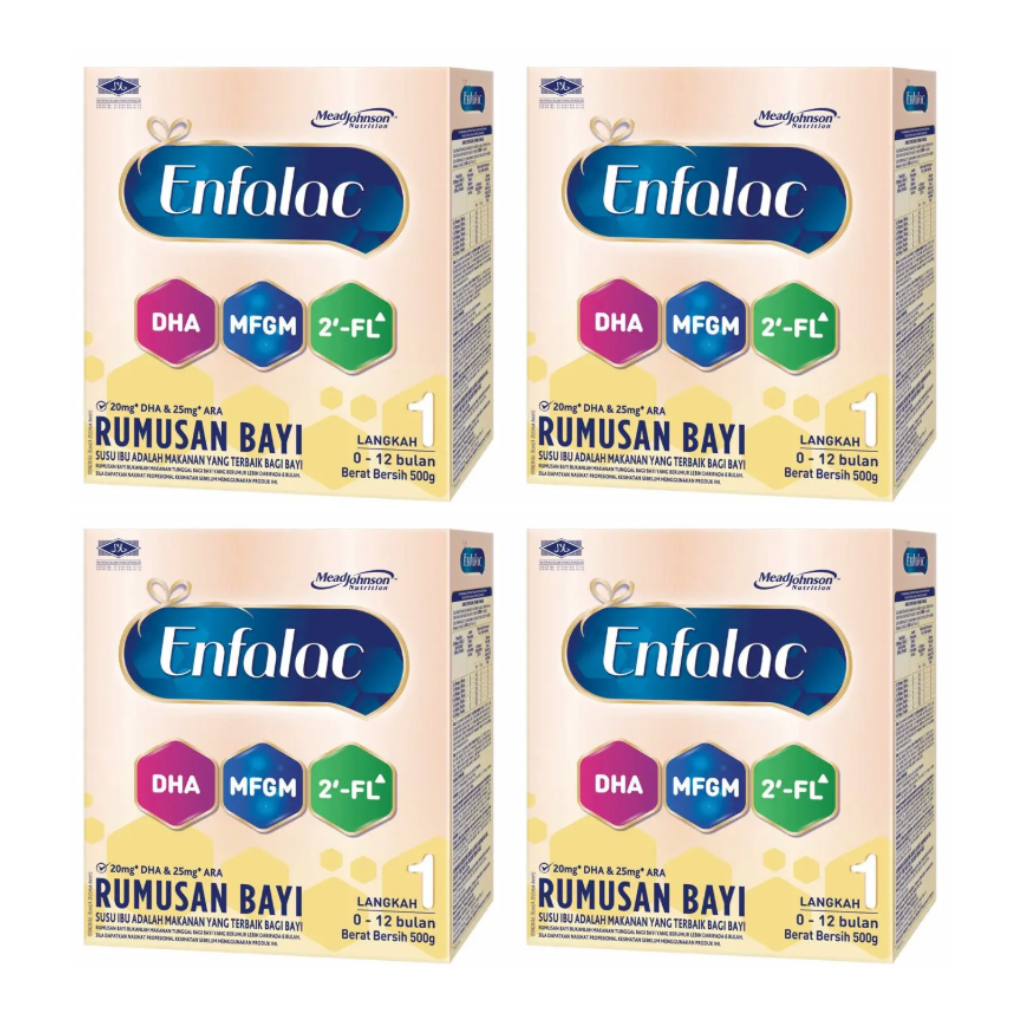 (Bundle of 2) Enfalac Baby Step 1 (0 - 12 months) 1.74kg