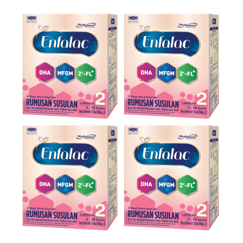 (Bundle of 2) Enfalac Baby Step 2 (6 - 18 months) 1.74kg