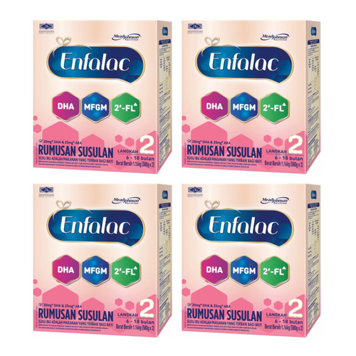 (Bundle of 2) Enfalac Baby Step 2 (6 - 18 months) 1.74kg