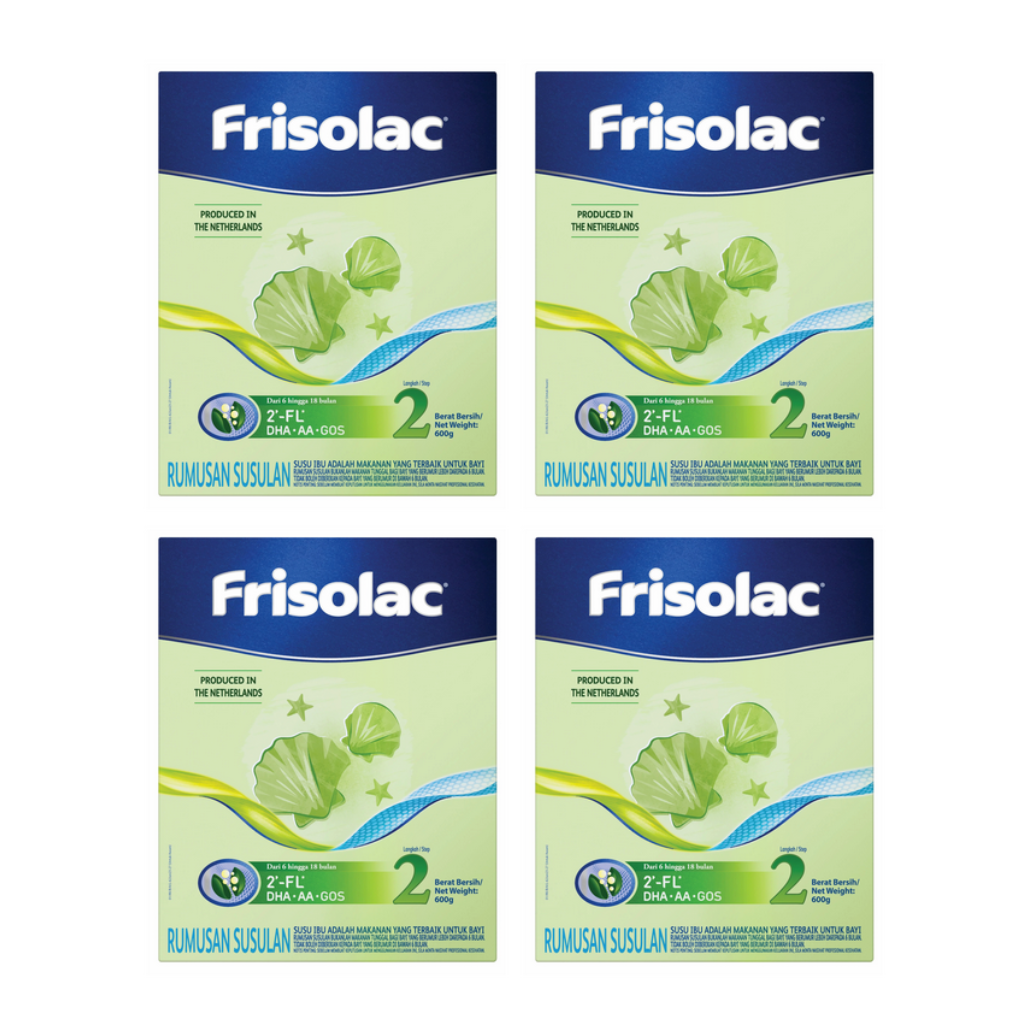 (Bundle of 4) Friso Gold 2'-FL' Step 2 (6 - 18 months) 600g