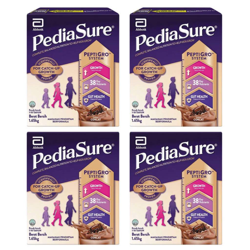 (Bundle of 2) PediaSure PeptiGro 1.65kg Chocolate/Vanilla (1 - 10 years)