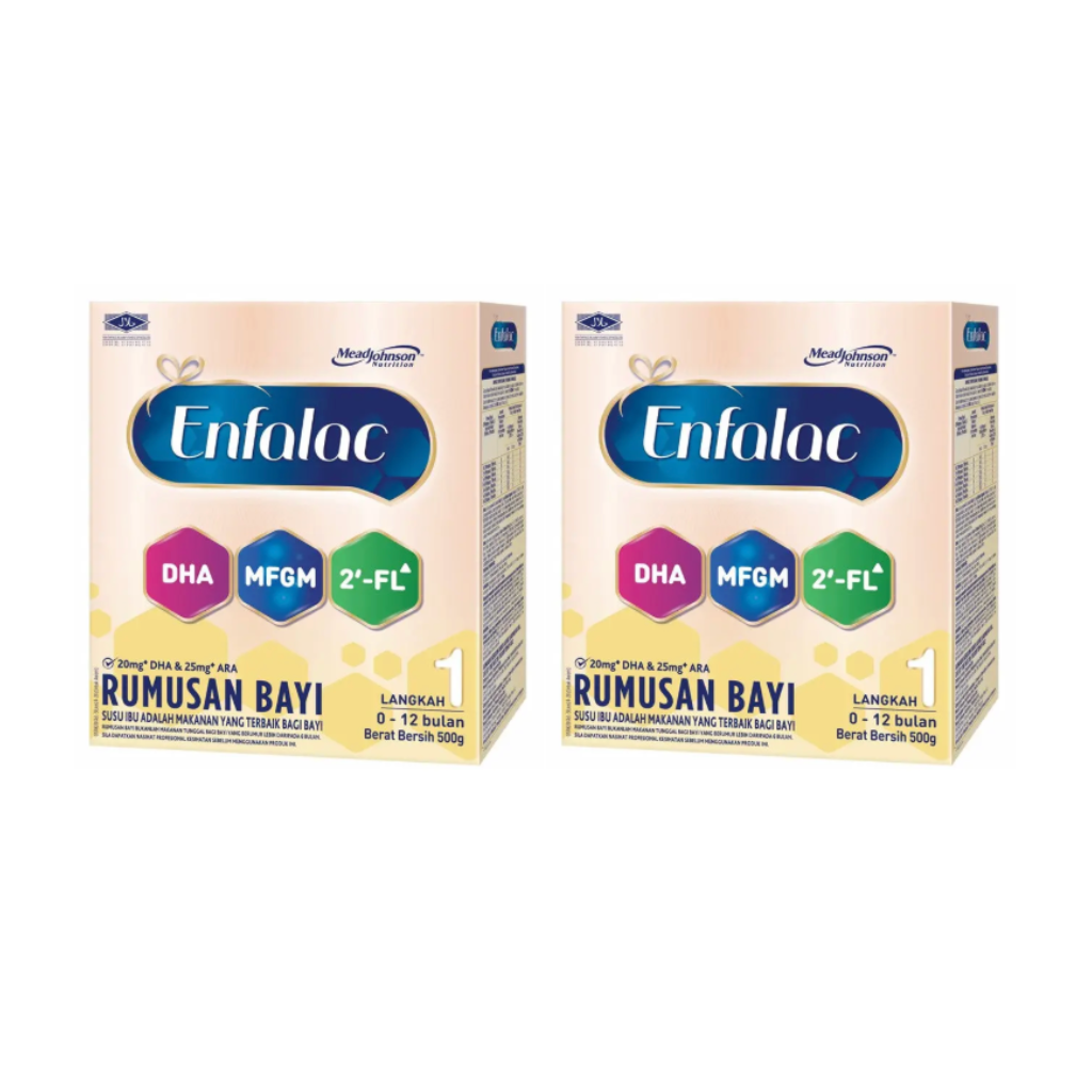 (Bundle of 2) Enfalac Baby Step 1 (0 - 12 months) 1.74kg