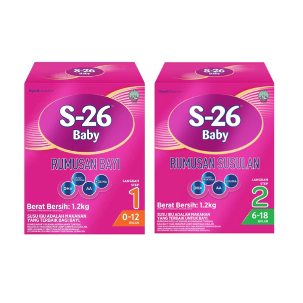 (Bundle of 2) S-26 Baby Step 1/Step 2 1.2kg