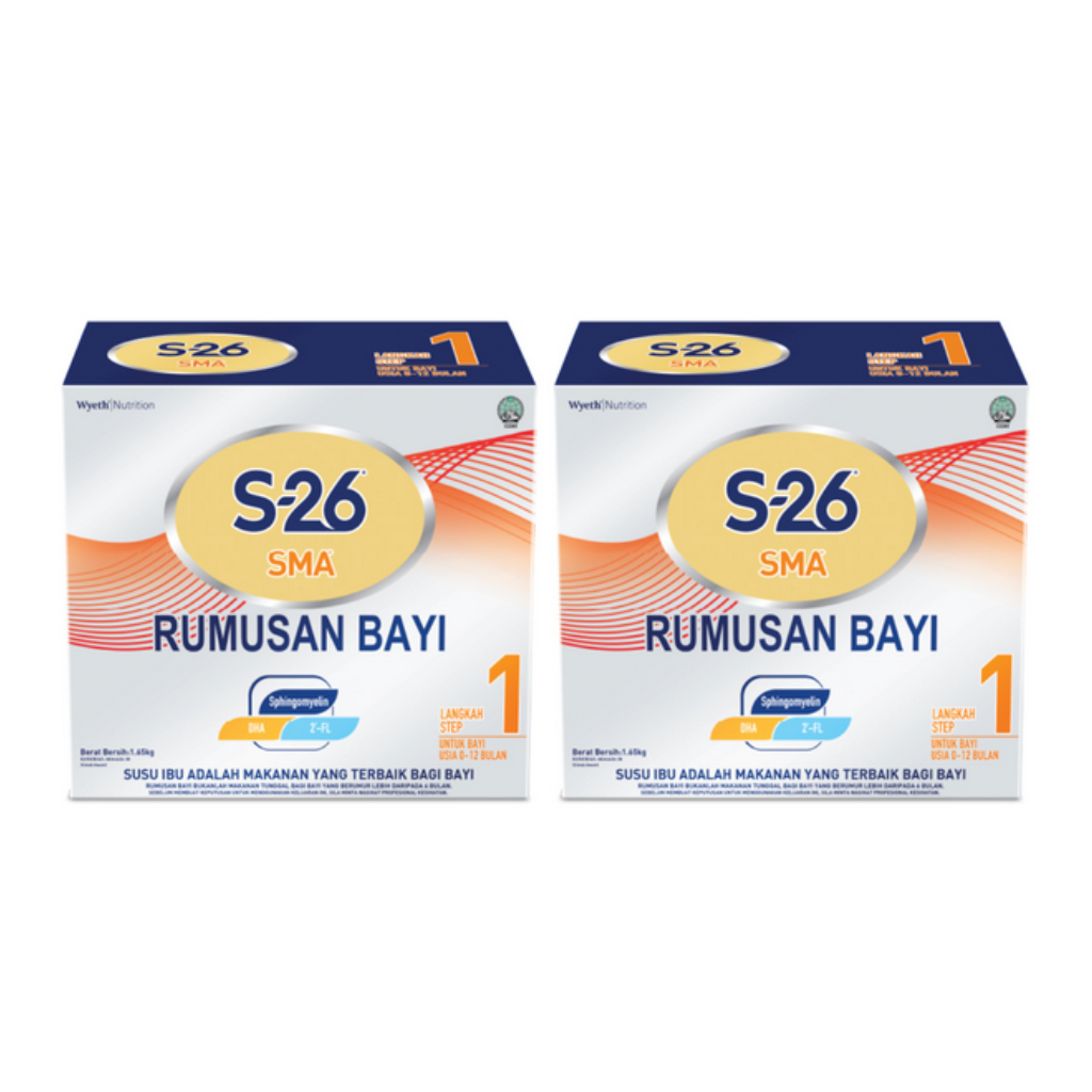 (Bundle of 2) S-26 SMA Step 1 (0-12 months) 1.65kg