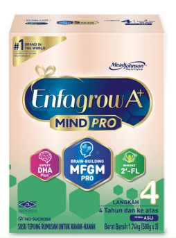 (Bundle of 2) Enfagrow MindPro A+ Stage 4 Milk Powder 1.74kg