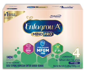 (Bundle of 2) Enfagrow MindPro A+ Stage 4 Milk Powder (1-3Y) 3.48kg